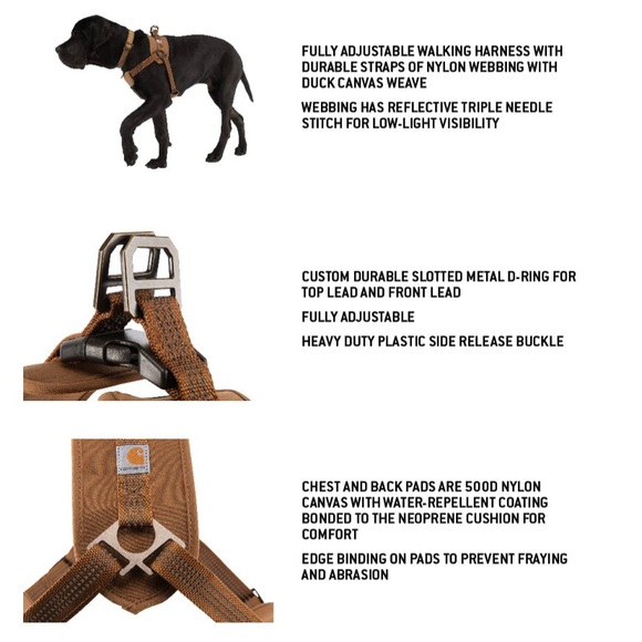 SOLD- Carhartt Dog Harness - small - Picture 4 of 4